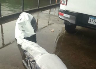 Hallan segundo flotador del helicóptero desaparecido en Panamá