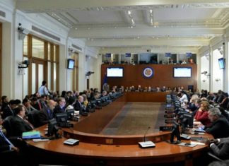 La OEA debatirá este miércoles una declaración de apoyo al diálogo en Venezuela