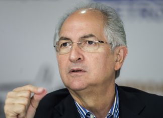 Alcalde Antonio Ledezma cumple 21 meses privado de libertad