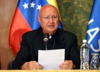 Monseñor Celli no participará en reuniones del diálogo entre gobierno y oposición