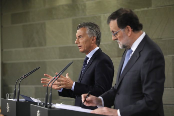 RAJOY Y MACRI FIRMAN HOY VARIOS ACUERDOS EN LA MONCLOA