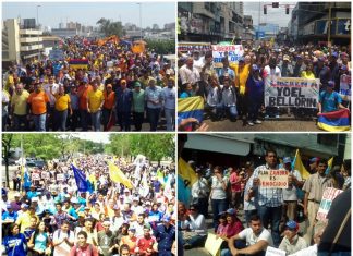 Regiones se unen al llamado de la oposición: marchan hasta la Defensoría del Pueblo
