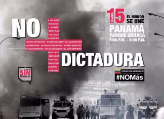 Convocan a concentración en parque Urracá de Panamá por la democracia en Venezuela