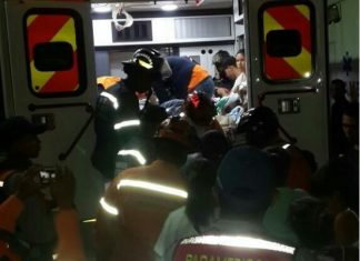 Pacientes del Materno Infantil de El Valle afectados por bombas lacrimógenas