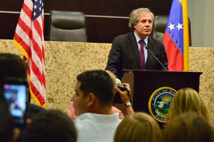 ALMAGRO DENUNCIA QUE RÉGIMEN VENEZOLANO