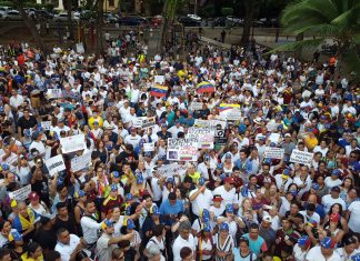 Venezolanos se concentraron en Panamá para decir “No Más dictadura”