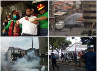 Hoy 24 de mayo venezolanos continúan en resistencia frente a fuerte represión