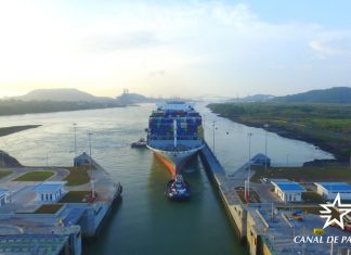 Canal de Panamá registra nuevo récord de capacidad con buque portacontenedor