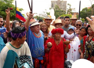 Indígenas marchan en el Zulia contra la Constituyente