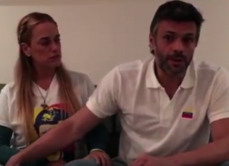 Leopoldo López al pueblo venezolano: les pedimos que sigamos con fuerza y esperanza por Venezuela