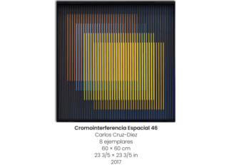 Agosto es el mes aniversario del maestro Carlos Cruz-Diez