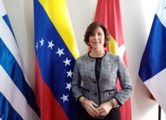 Embajadora Zavarce agradece respaldo de Panamá ante la OEA por acciones del régimen narco terrorista