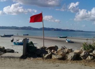SINAPROC establece bandera roja en las provincias de Panamá, Panamá Oeste y Herrera: Prohibido el uso de playas