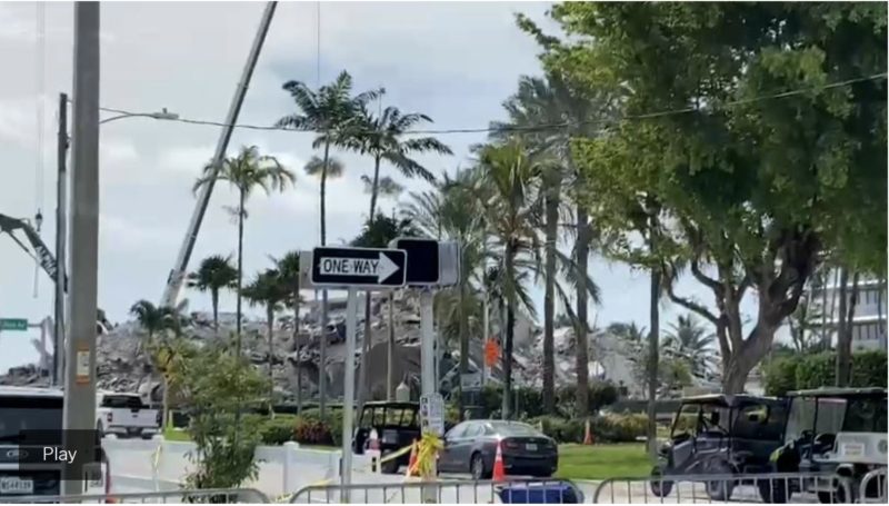 Así se encuentra la zona de condominio colapsado en Miami | El Venezolano de Panamá - Vimarsana News