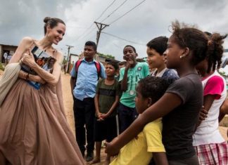 Angelina Jolie recalcó en su Instagram la crisis de los refugiados venezolanos