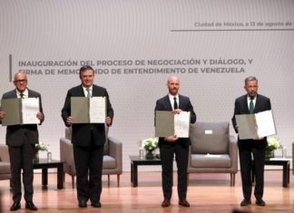 Delegación chavista no llegó a México para la tercera ronda del diálogo