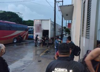 Autoridades mexicanas descubren a 600 migrantes hacinados en dos tráileres en Veracruz; entre ellos cuatro venezolanos