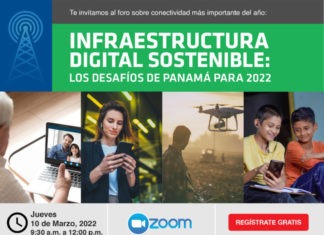 Analizarán los desafíos para el desarrollo de la infraestructura digital sostenible en Panamá
