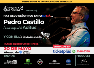 El 20 de mayo se presenta Pedro Castillo en Panamá