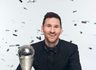 Messi gana por segunda vez en su carrera el premio «The Best» Messi recibe el premio "The Best 2023"