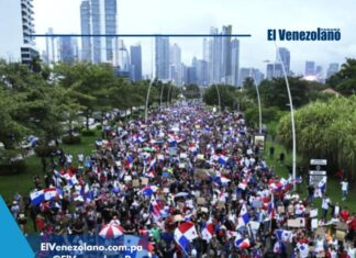 Panameños se concentran este domingo en rechazo a la actividad minera