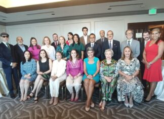 Celebraron la bienvenida de los nuevos socios ante invitados especiales del Cuerpo Diplomático acreditado en Panamá