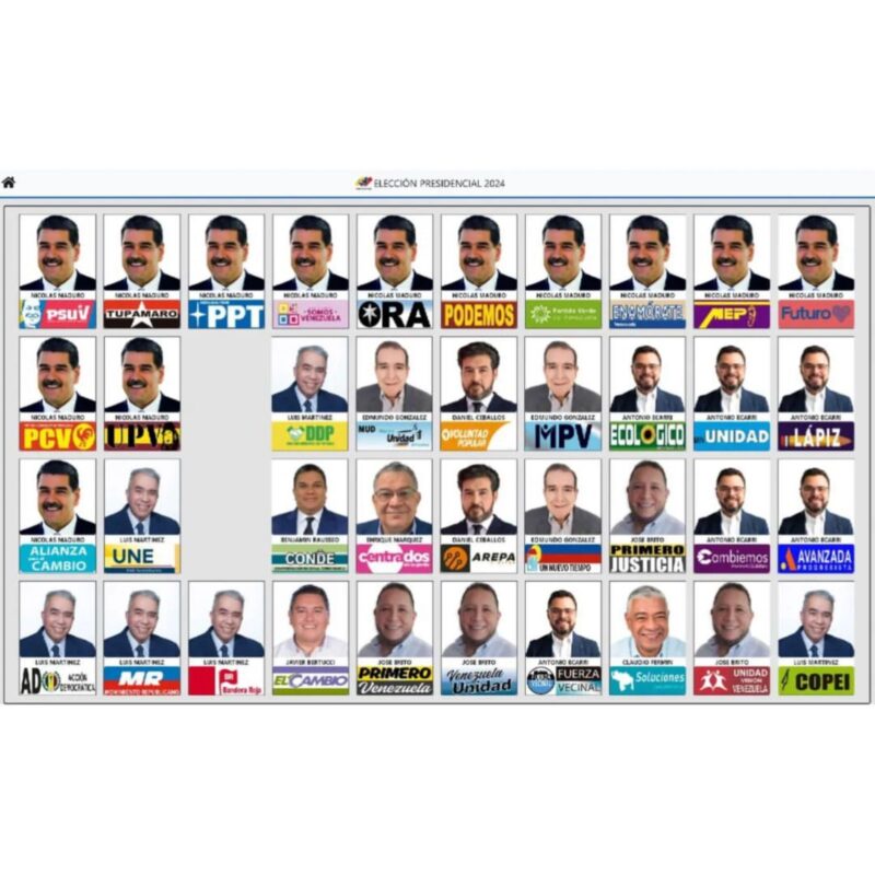 ¡Habemus tarjetón electoral! Todo listo para las elecciones presidenciales