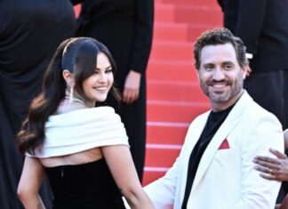 ¡Se robaron todas las miradas! Edgar Ramírez junto a Selena Gómez en el Festival de Cannes