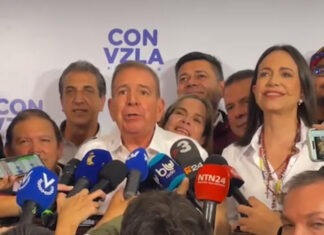 Edmundo y María Corina: cerradas las mesas ahora a cuidar y defender el voto