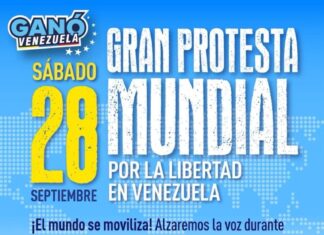 Venezolanos se preparan para una «Protesta Global» el 28 de Septiembre