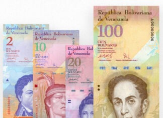 Salen de circulación cuatro billetes viejos de bolívares venezolanos, ingresan dos nuevos