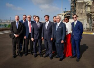 AES reafirma liderazgo energético regional durante visita del Secretario de Estado de Estados Unidos
